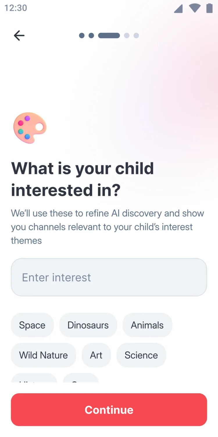 What is your child interested in?